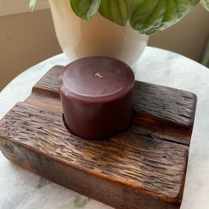 Reclaimed Wood Candle Holder